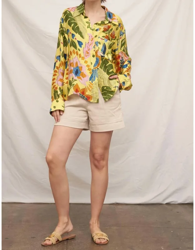 Rio Long Sleeve Button Down Shirt
