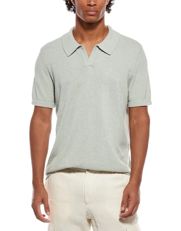 Boucle Knit Polo Shirt
