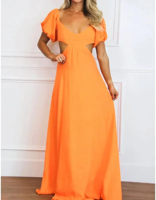 Cutout Maxi Dress
