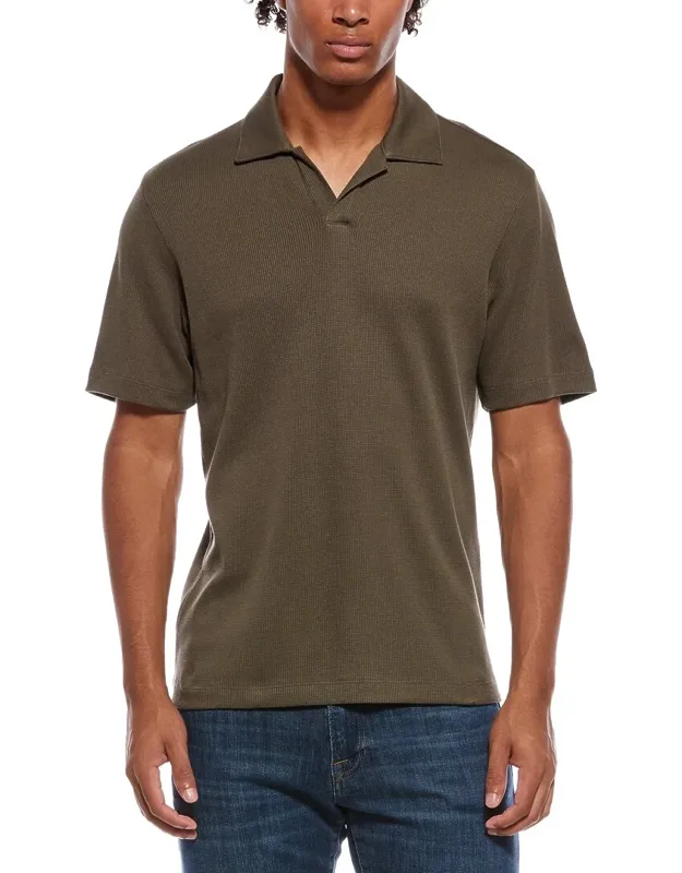 Waffle Polo Shirt