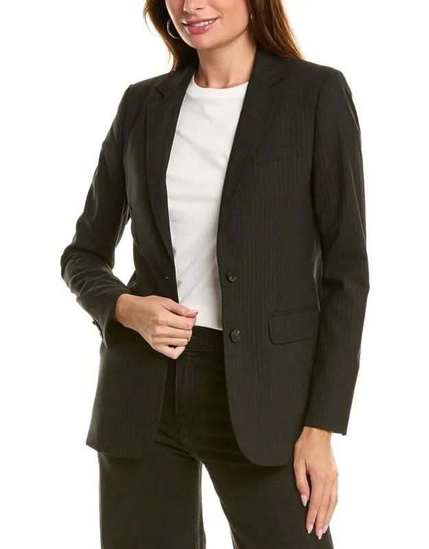 Wool-blend Blazer