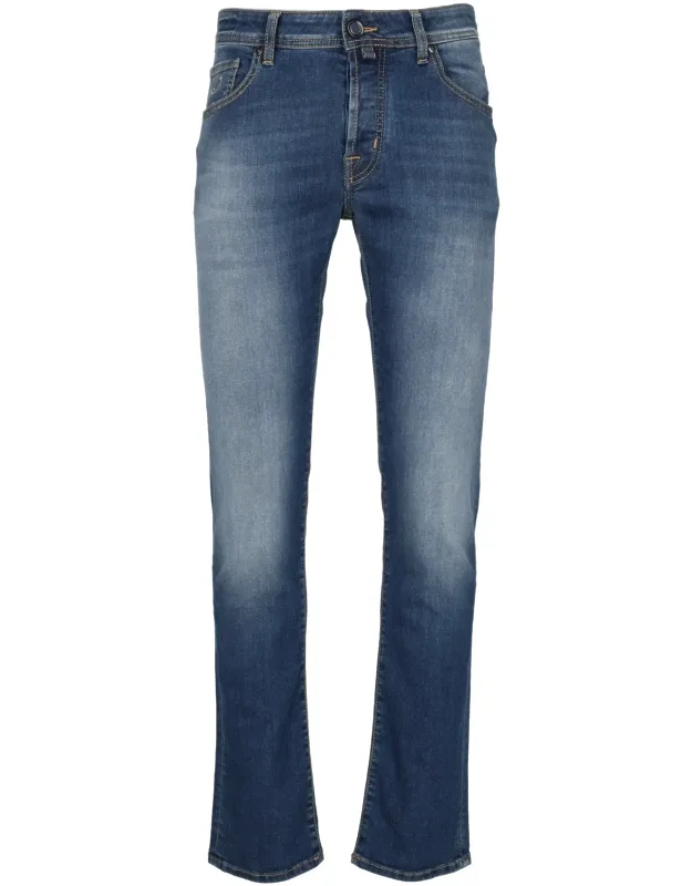 Classic Five-pocket Slim Fit Jeans