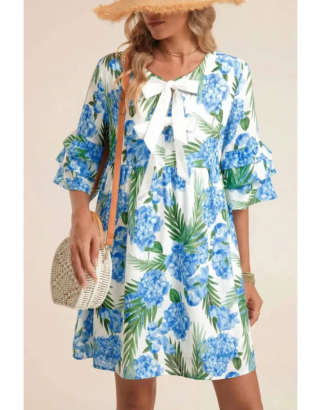 Hydrangea Mini Dress