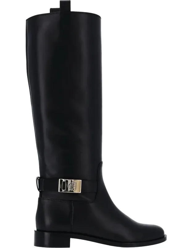 Hug Leather Boots