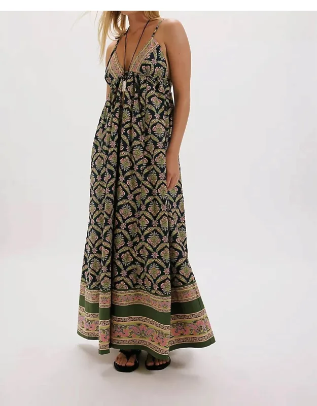 Sorrento Stroll Printed Maxi Dress