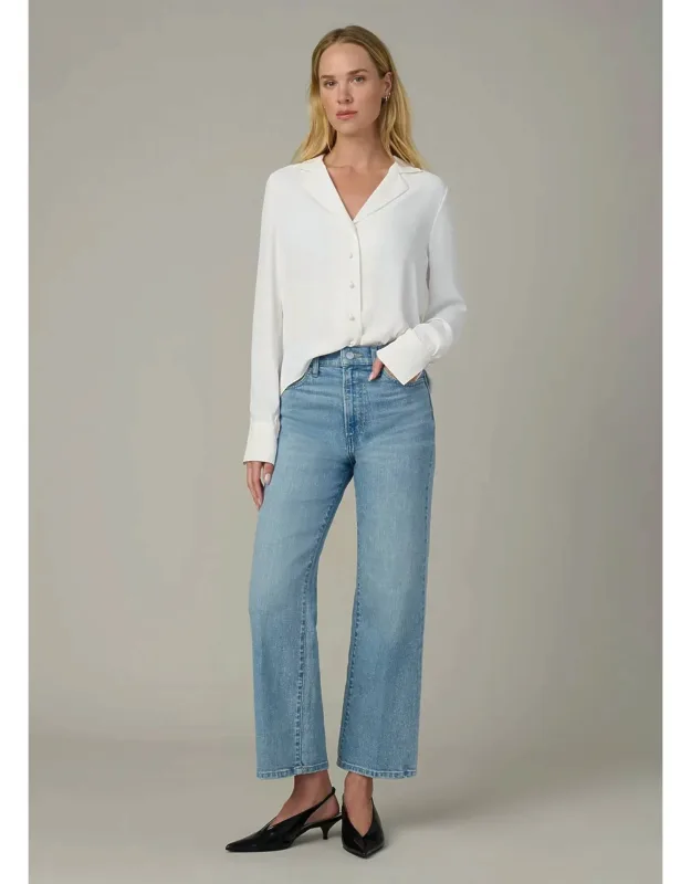 Blake High Rise Wide Leg Crop Jeans