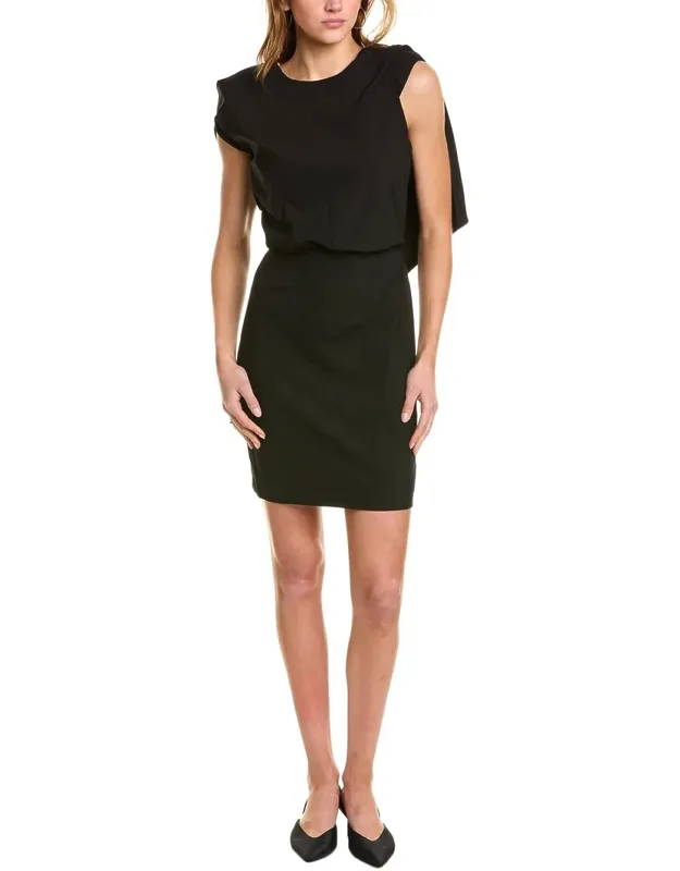 Gaia Backless Draped Mini Dress