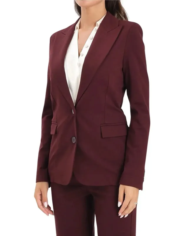 Viscose-blend Sweatshirt Blazer