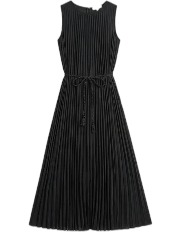 Fianna Pleated Sleeveless Dress