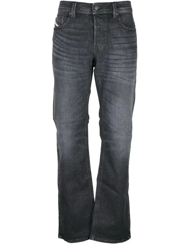 Cotton-blend Straight Jeans