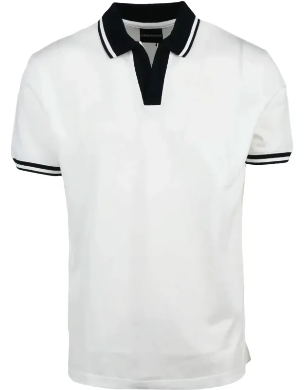Cotton Ribbed Polo Shirt