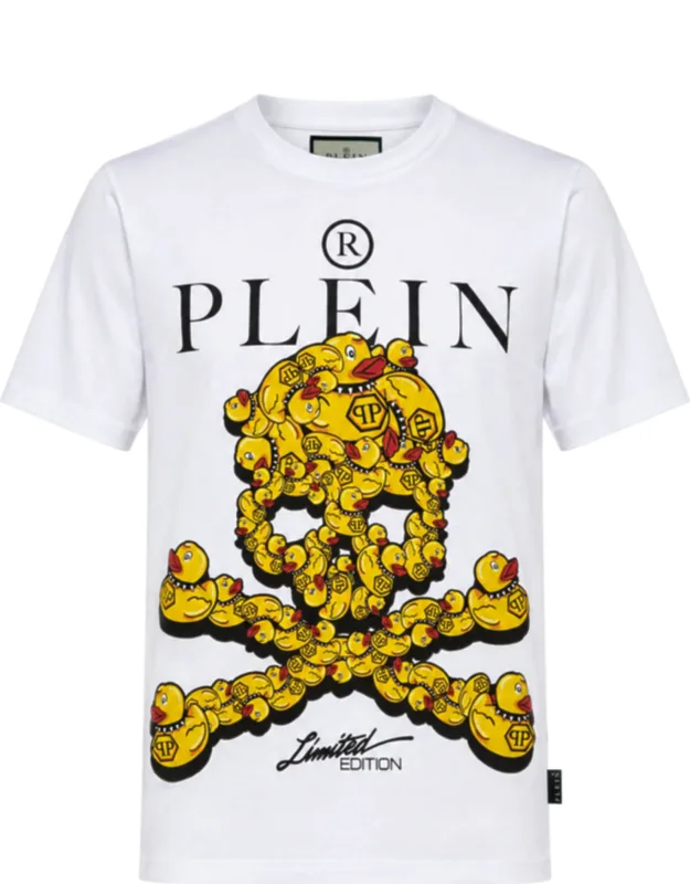 Jersey T-shirt With Skull And Crossbones Graphic