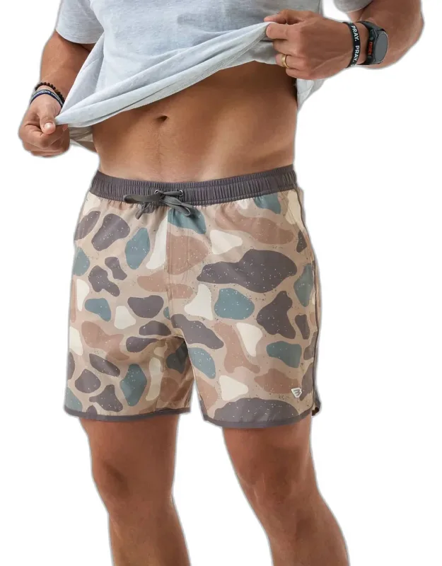 Classic Low-rise Swim Trunks In Jumbo Pintail Camo