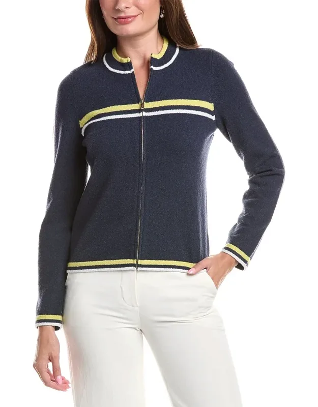 Textured Zip Sweater