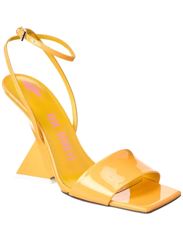 Ankle Strap Patent Sandals