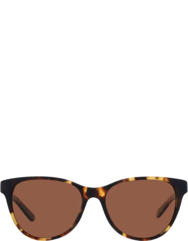 Catherine Copper Polarized Glass Cat Eye Sunglasses