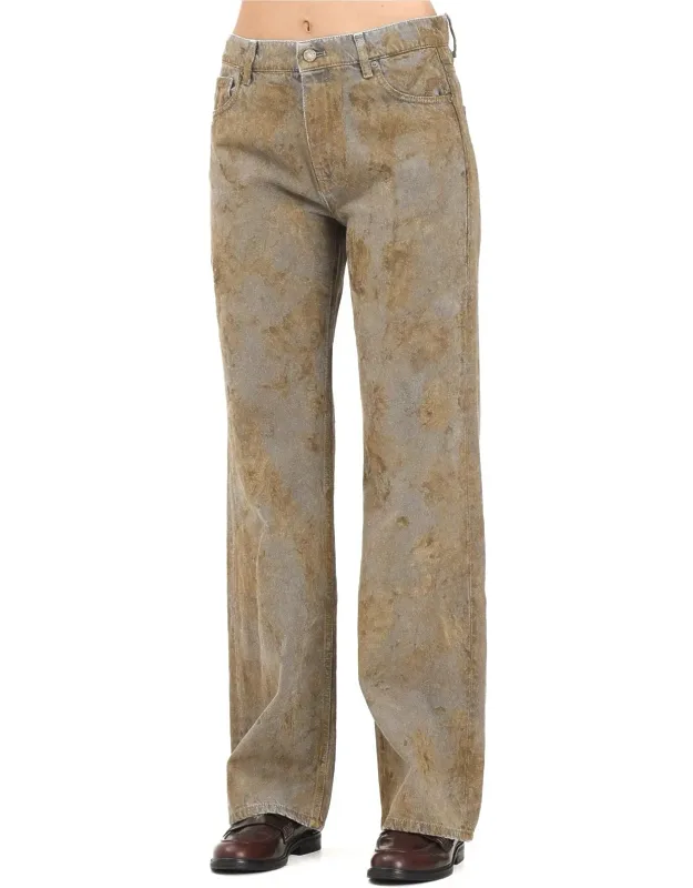 Cotton Straight-leg Jeans