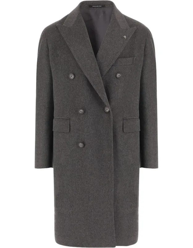 Wool Double-breasted Coat