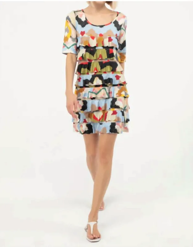 Elbow Sleeve Cha Cha Mini Dress