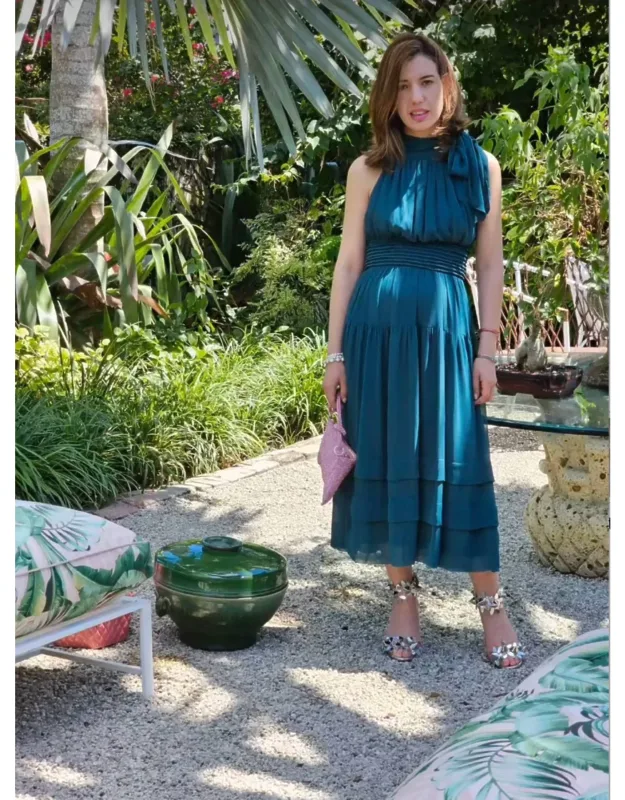 Halter Chiffon Dress