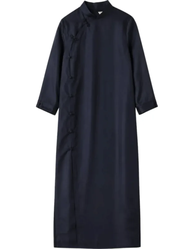 Satin Long Day Dress