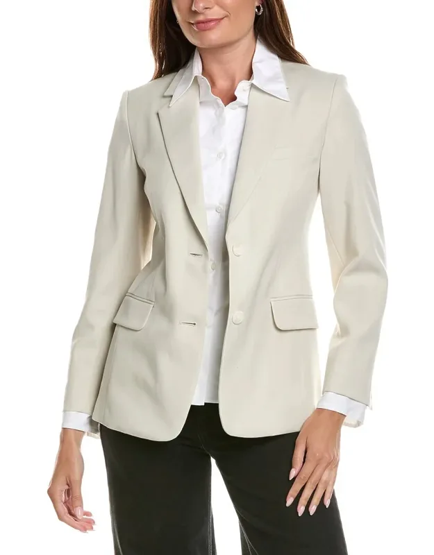 Poplin Wool Blazer