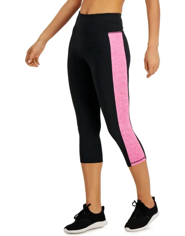 Colorblocked Cropped Leggings