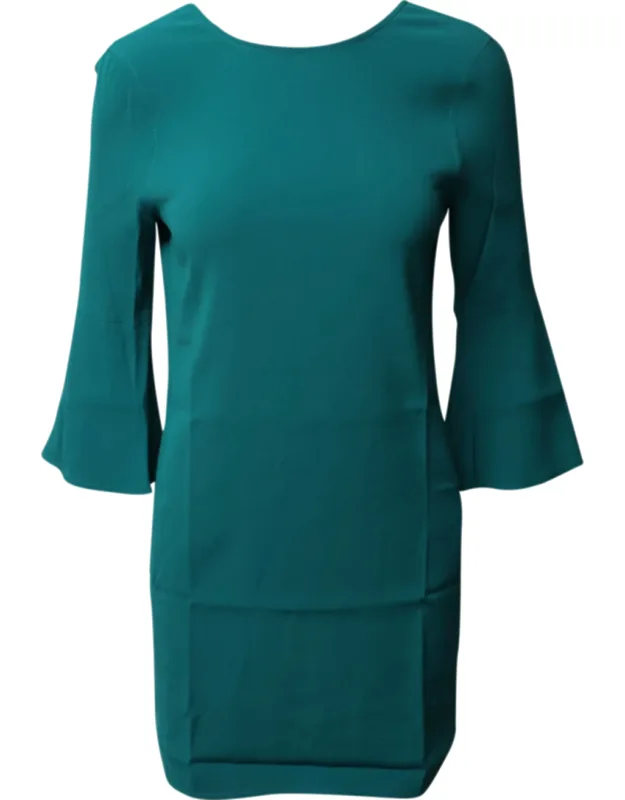Shift Dress With Tulip Sleeves