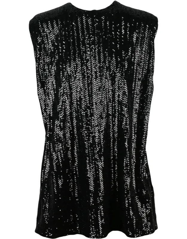 Sequin-embellished Mini Dress