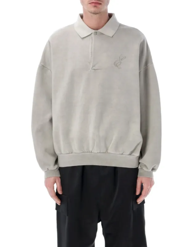 Fleece Embroidered Classic Polo Shirt