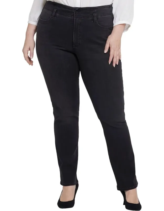 Marilyn Cordoba Cliff High-rise Straight Leg Jeans