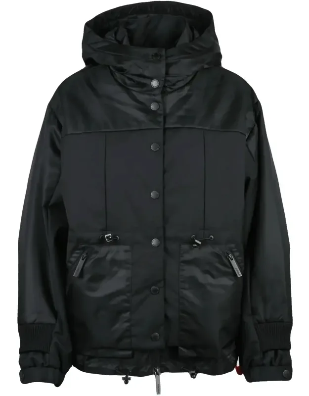 Boxy Brennero Jacket With High Collar And Contrast Panels