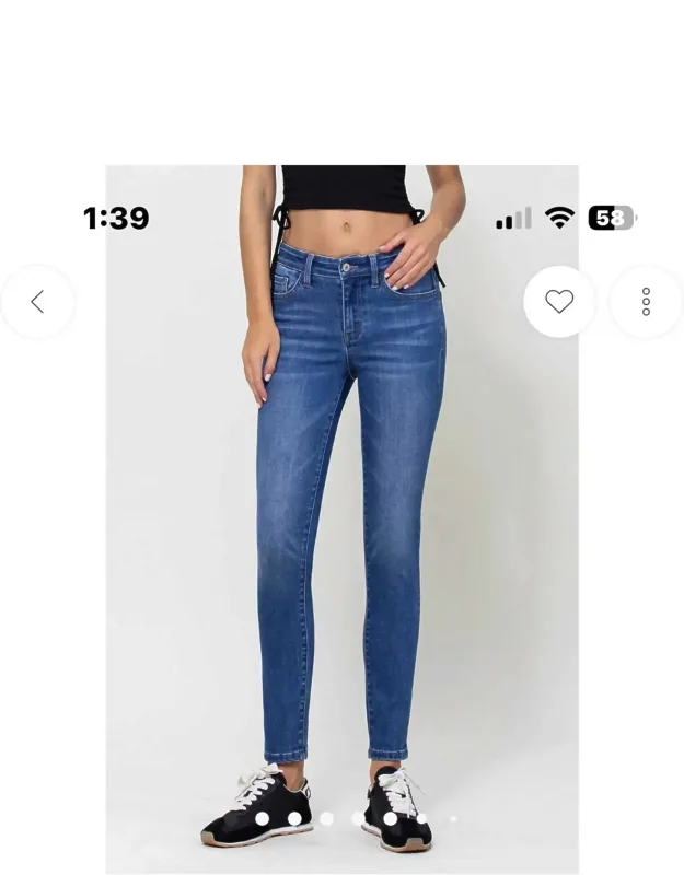 High Rise Skinny Jeans