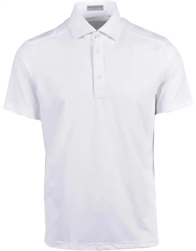 Polyamide-blend Technical Polo Shirt