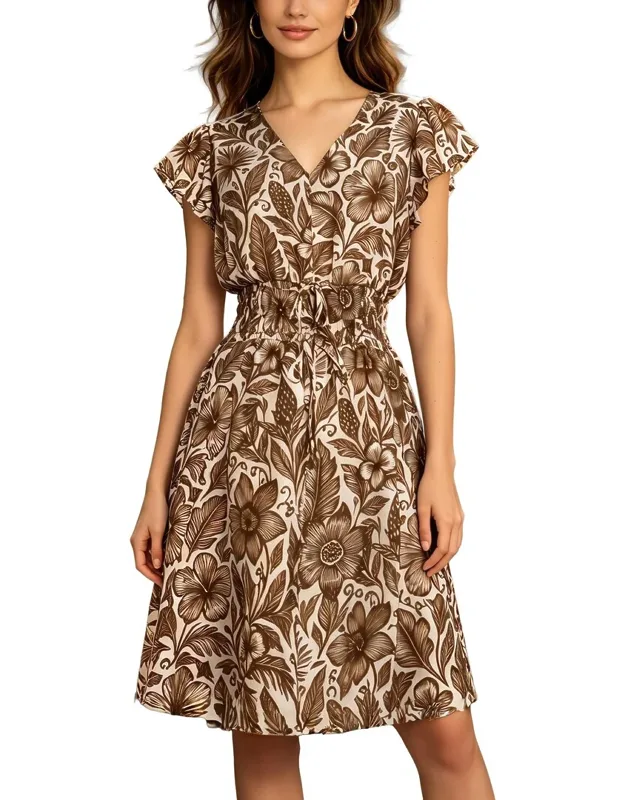 Short Sleeve Mini Dress