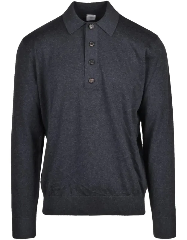 Cotton-blend Knit Polo Shirt