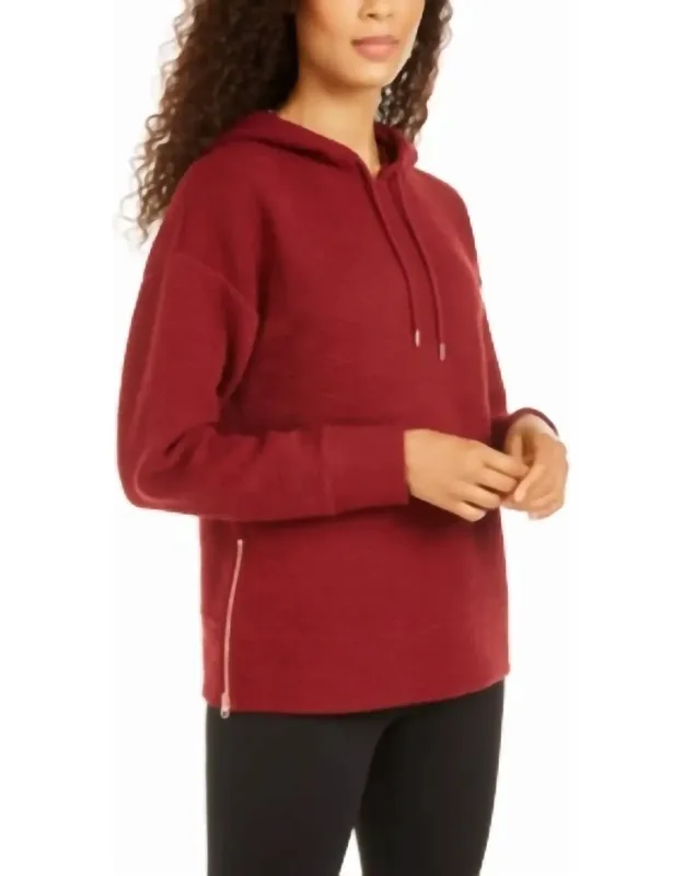 Activewear Zip Hem Hoodie