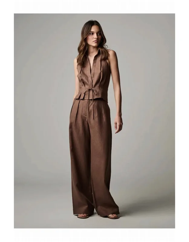 Pleated Front Pants
