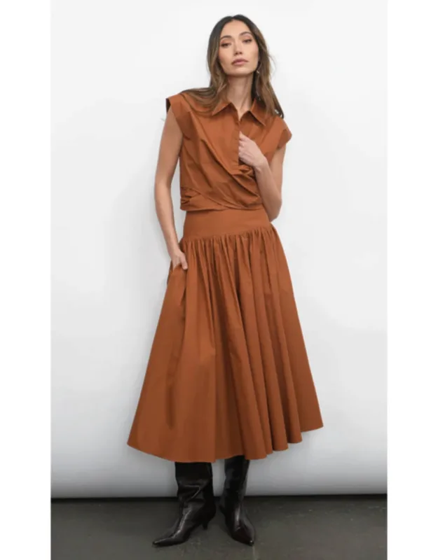 Midi-length Skirt