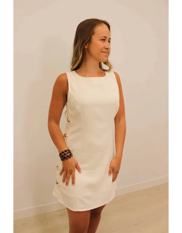 Stone Studded Mini Dress