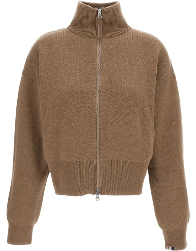 Cashmere Zip Cardigan