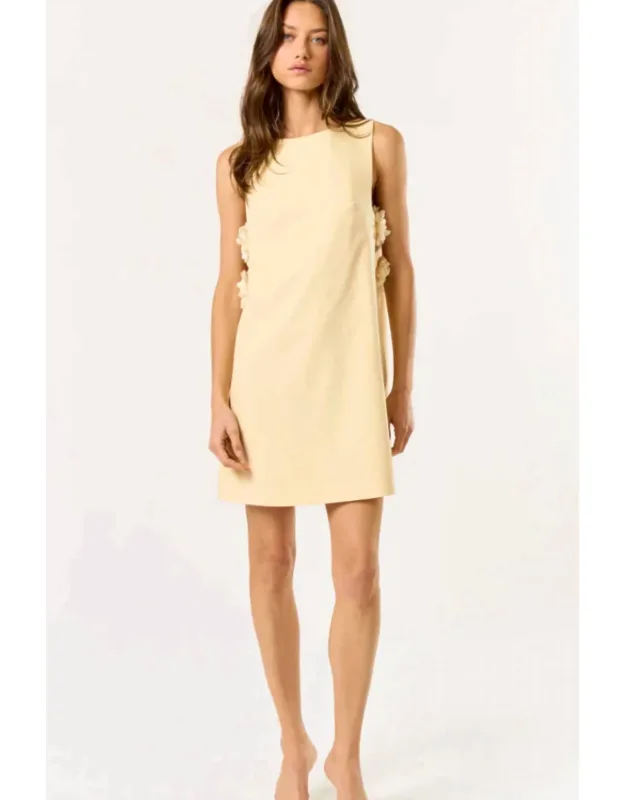 Flower Sleeveless Mini Dress