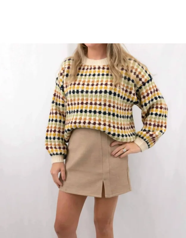 Slit Side Mini Skirt
