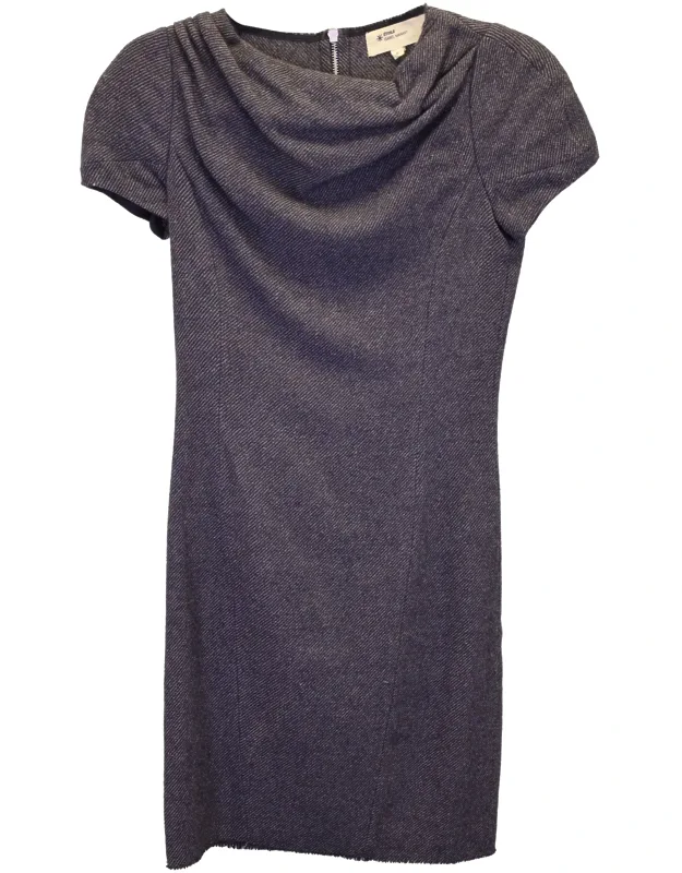 Cowl Neck Shift Dress
