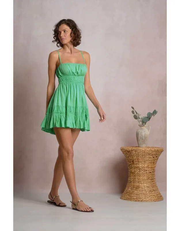 Smocked Mini Dress