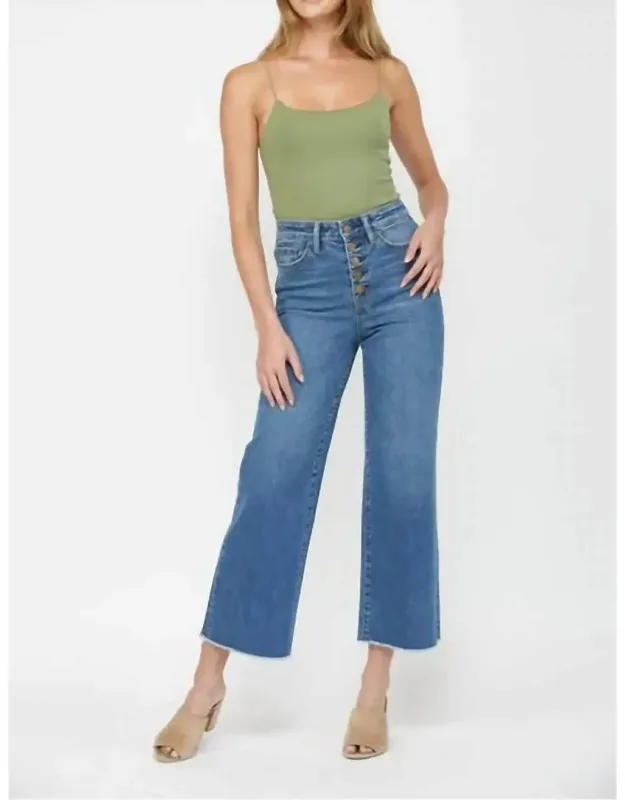 Wide Leg Crop Jeans