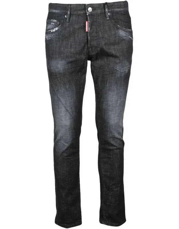 Cotton-blend Skater Jeans