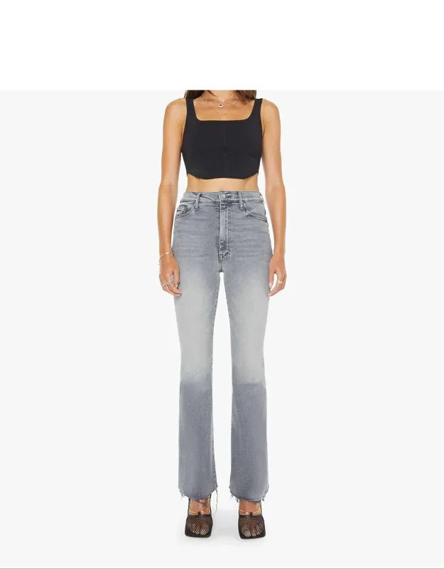 High Waisted Weekender Fray Hem Jeans