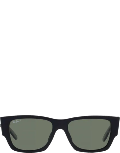 Carlos Polarized Rectangular Sunglasses 100% Uv Protection, Metal Frame