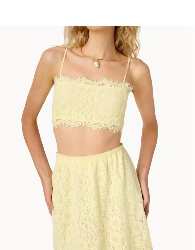 Sofie Lace Cropped Camisole